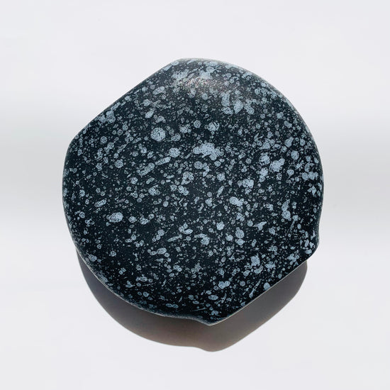 Midnight Speckled Ceramic Vase