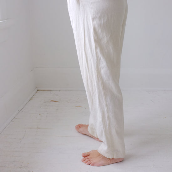 Parchment Linen Trousers