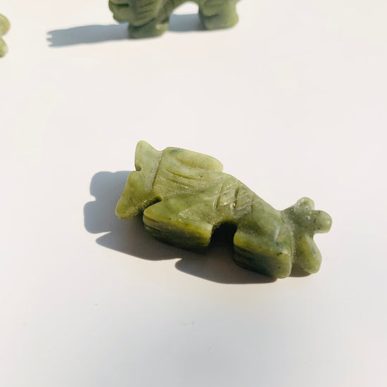 Jade Dragon Chopstick Rests