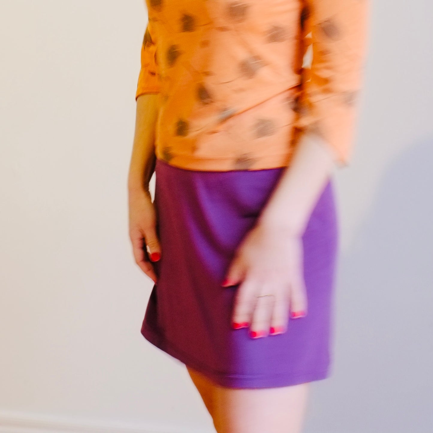 Deep Lilac Skirt