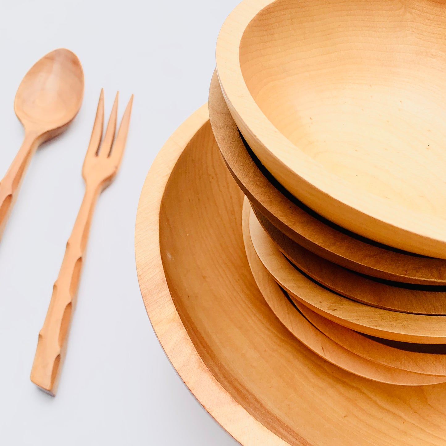 Teak Salad Set