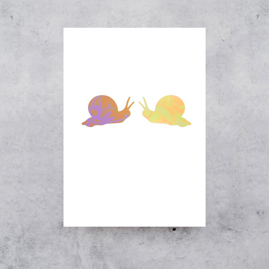 Snails - Greeting Card