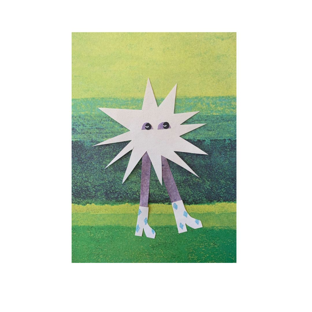 Star In Boots - Greeting Card