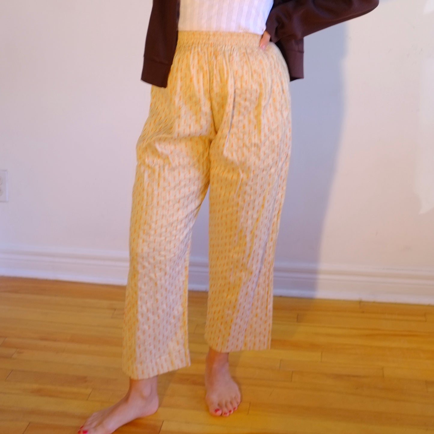 Cotton Embroidered Pant