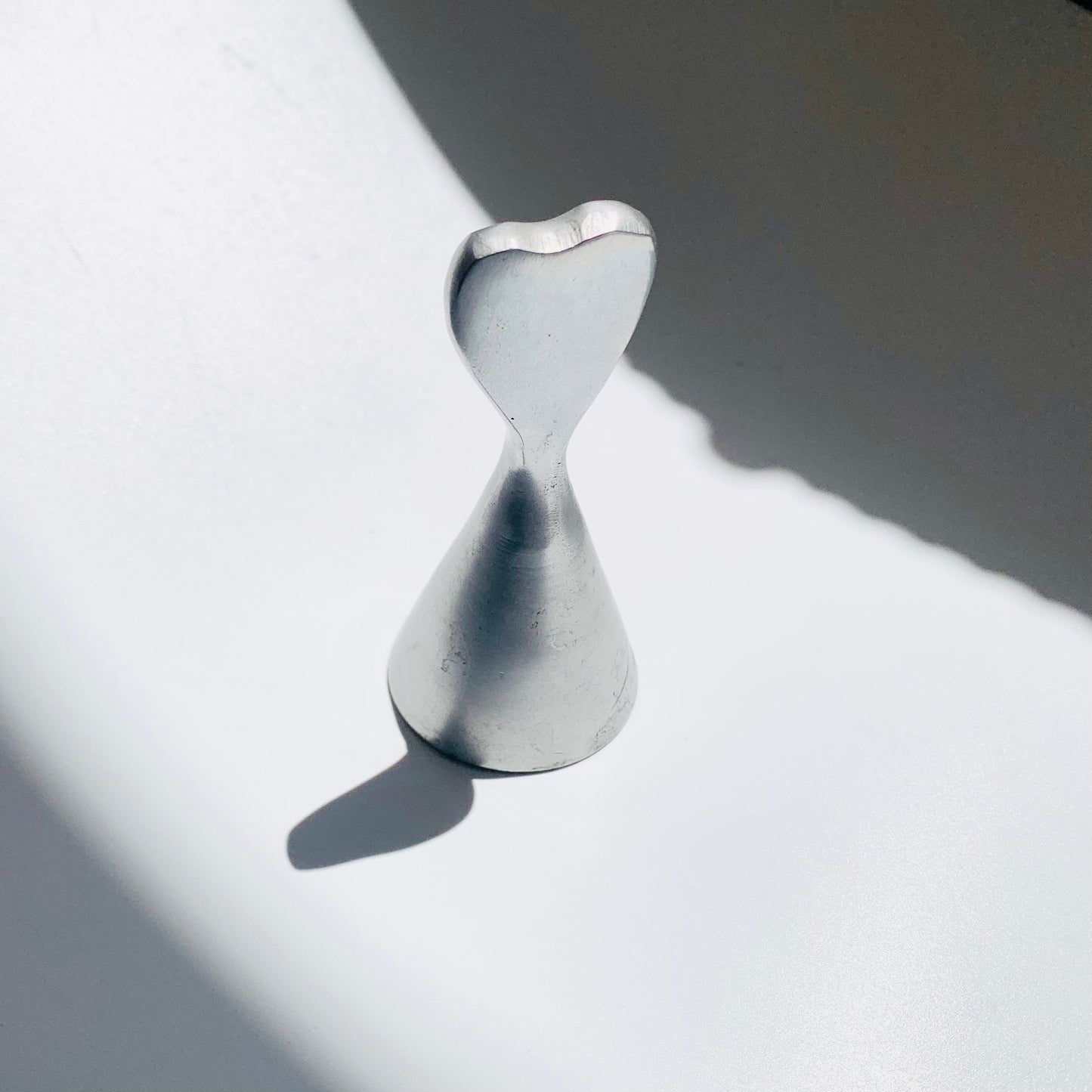 Silver Heart Candle Snuffer