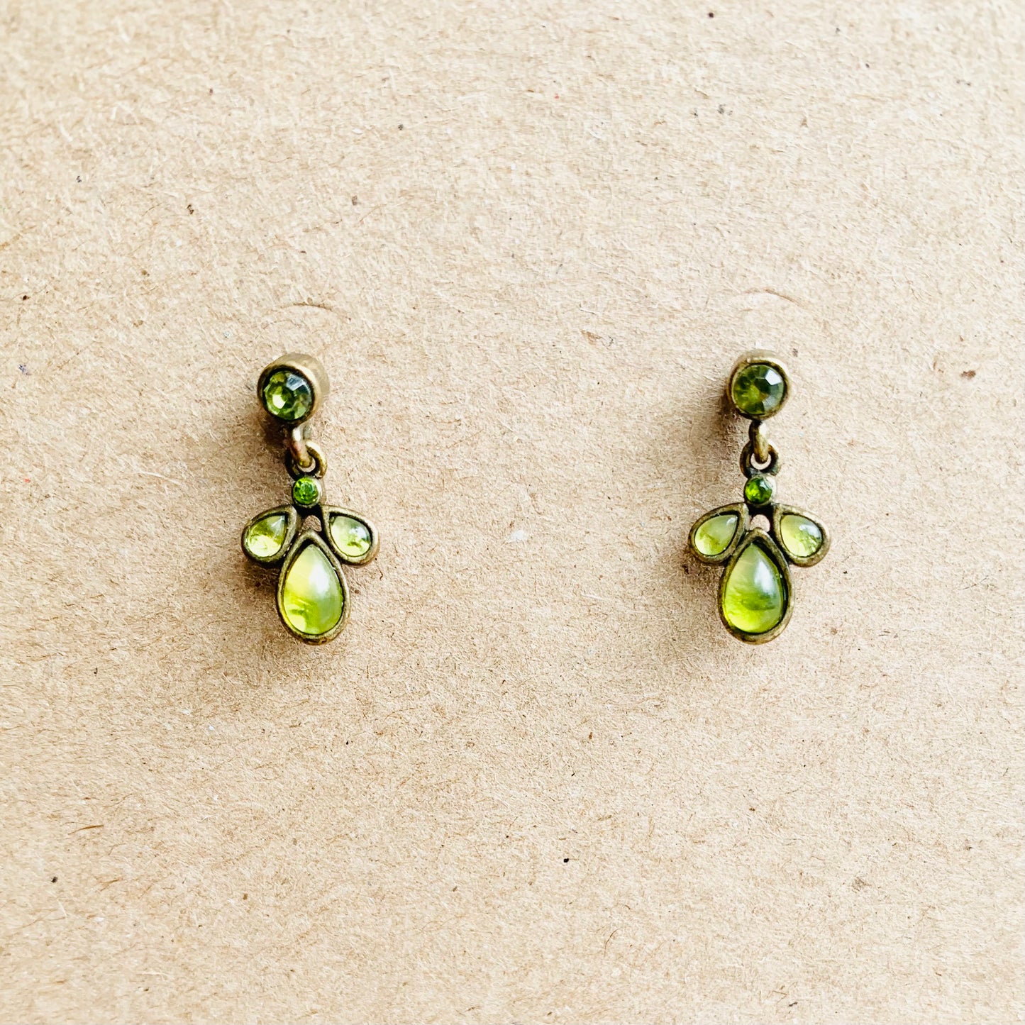 Chartreuse Droplet Earring