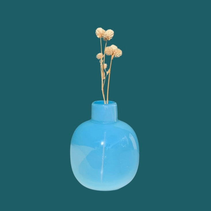 Milky Blue Vase