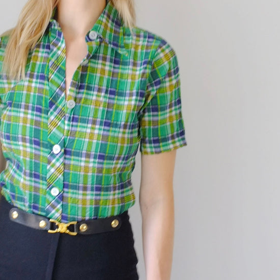 Plaid Button-up