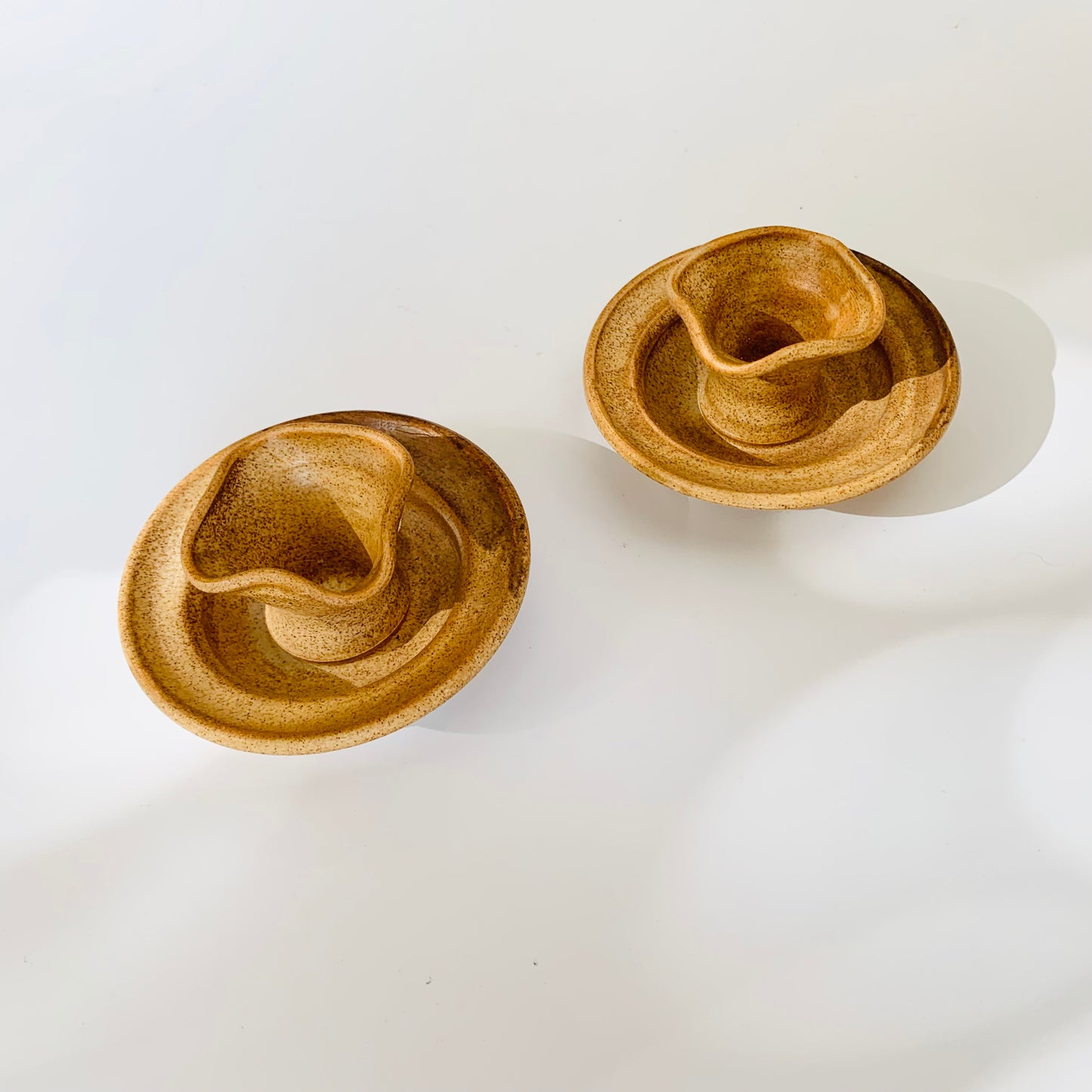 Stoneware Candlesticks