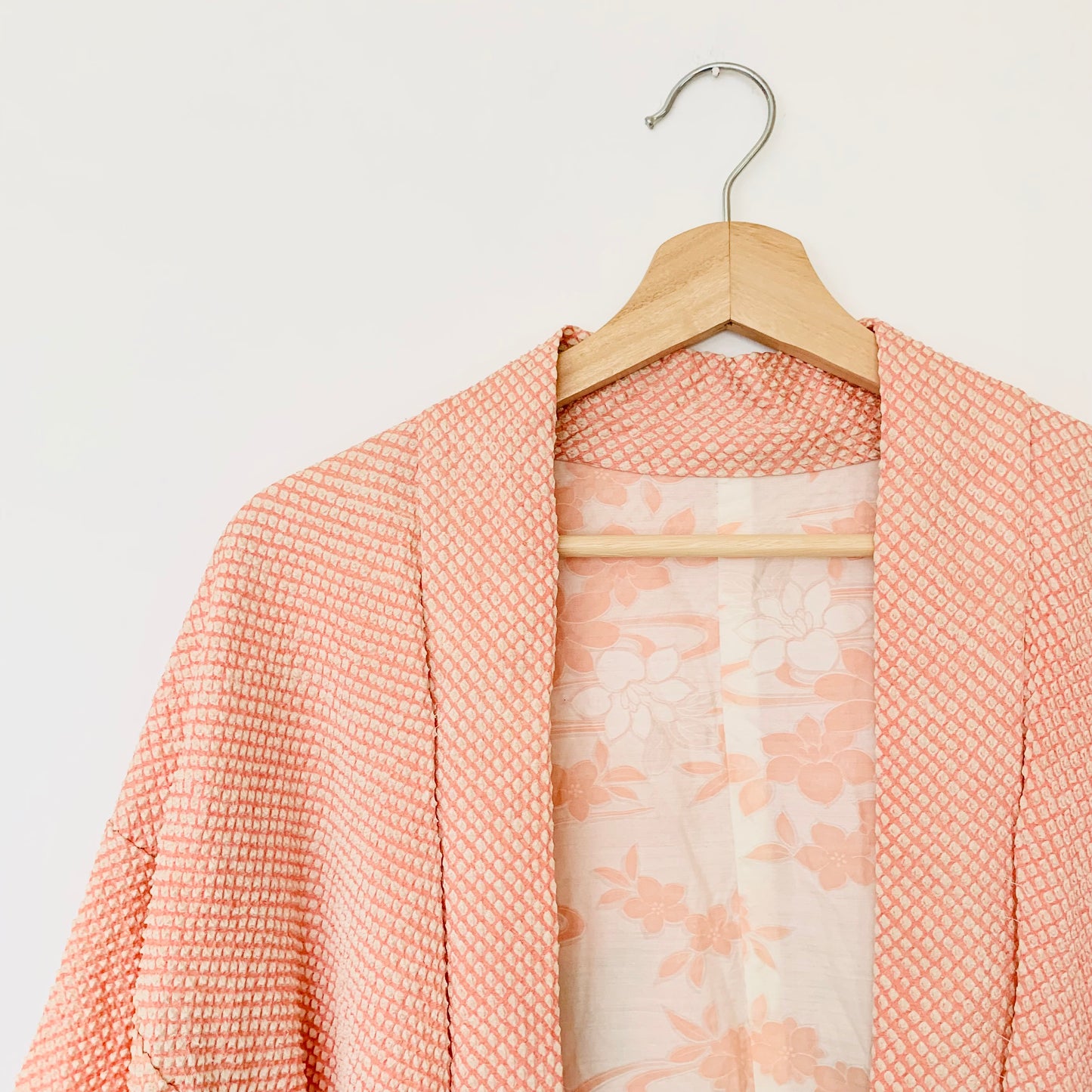 Textured Peony Kimono Jacket