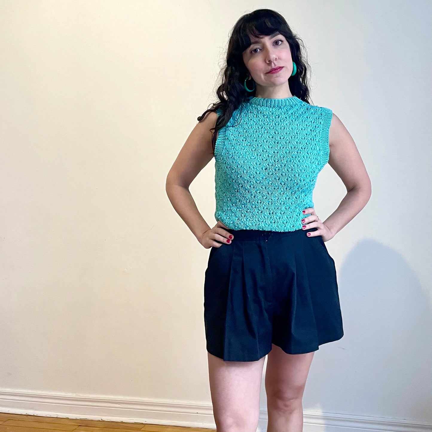 Jade Hand Crochet Vest