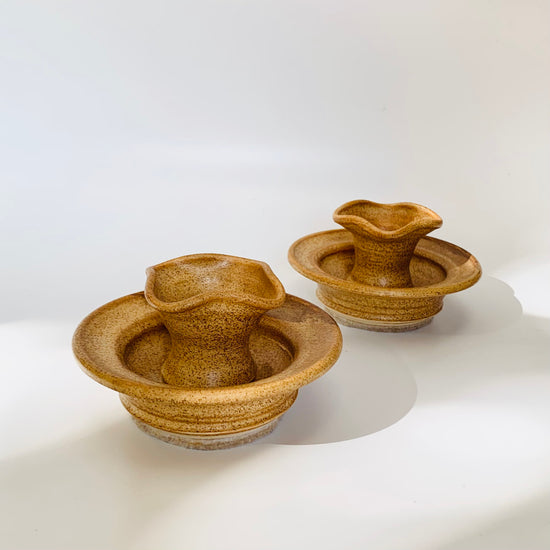 Stoneware Candlesticks