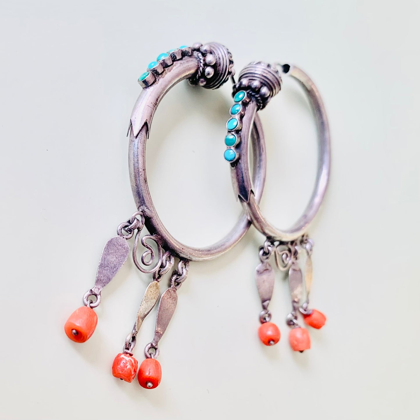 Lydia Silver Hoop Earring