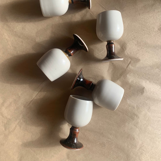 Ceramic Mini Sipping Goblets