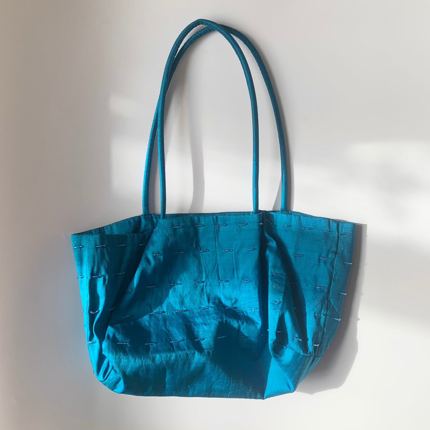 Silk Beaded Handbag