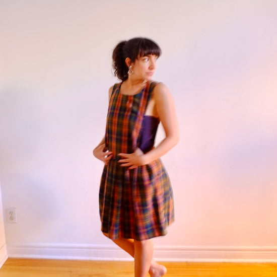 Flannel Apron Dress