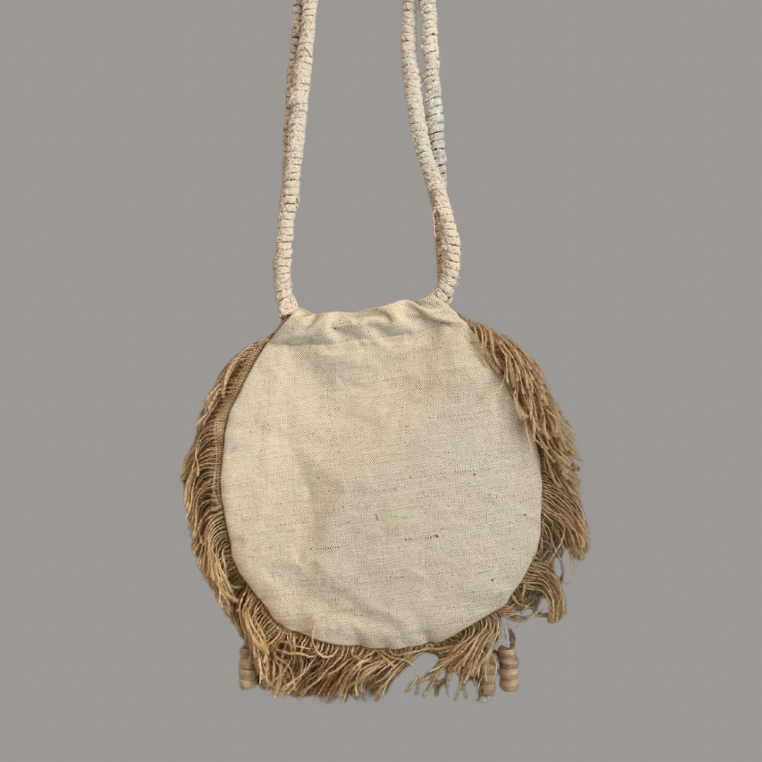 Woven Fringe Bag