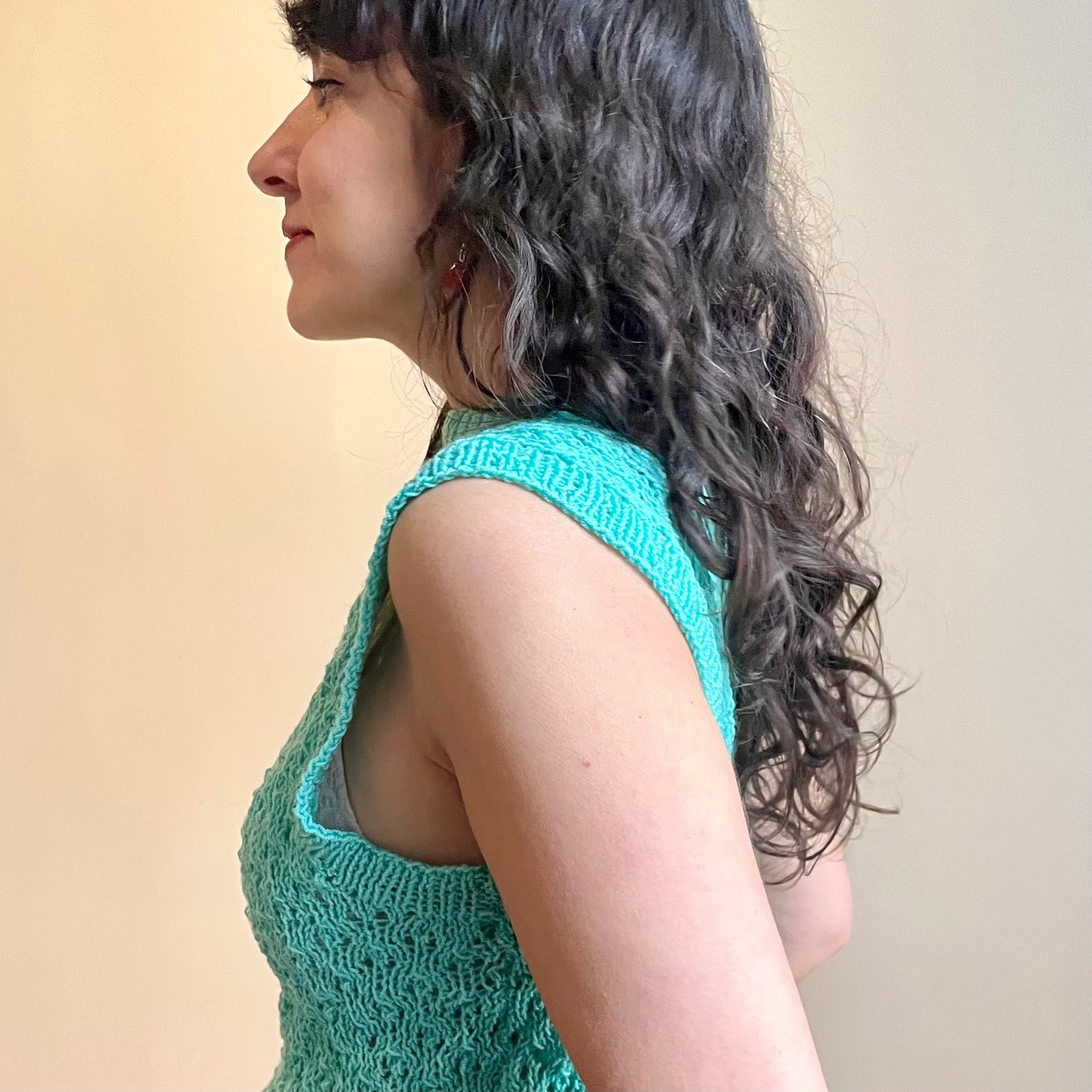 Jade Hand Crochet Vest