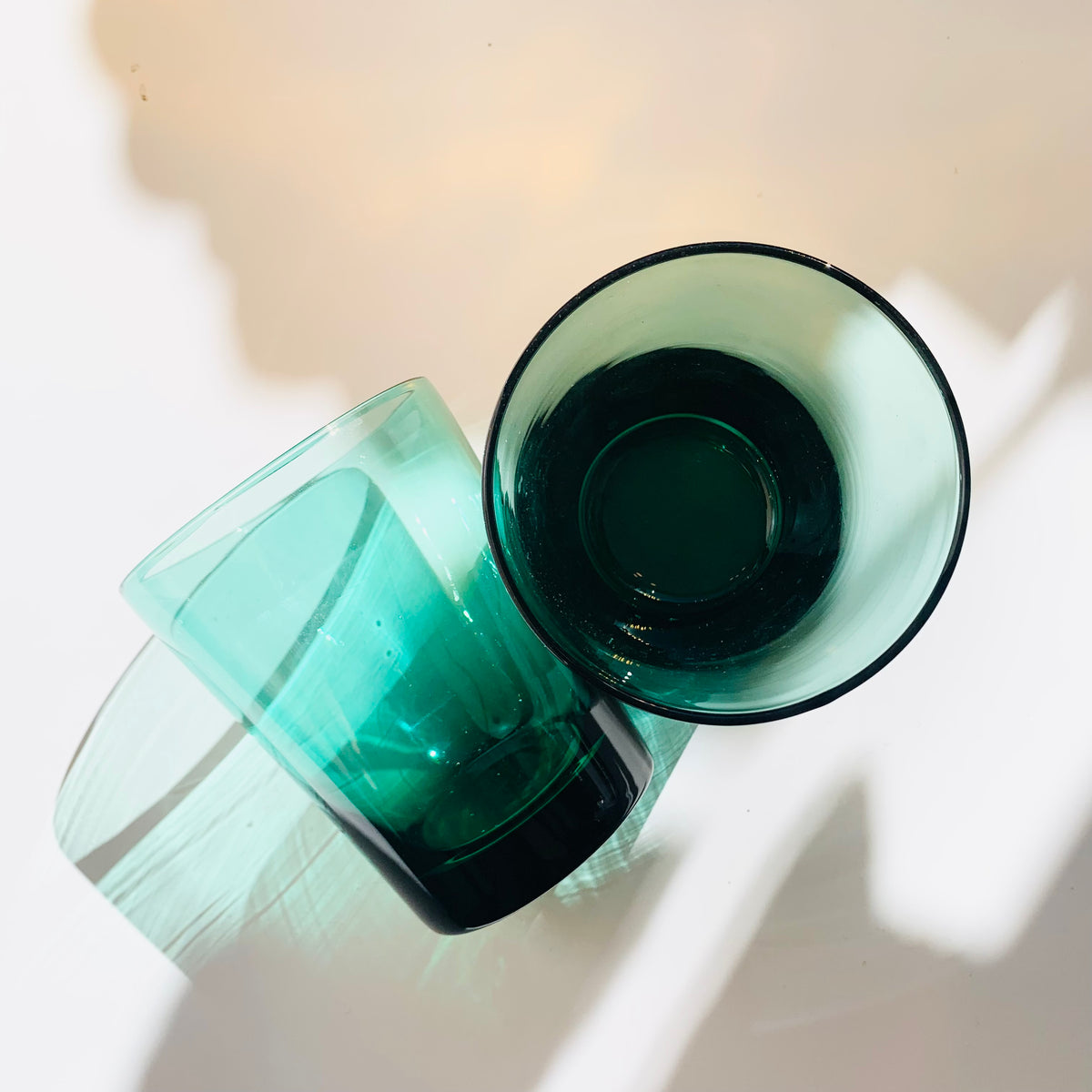 Juniper Teal Rocks Glass – Softhouse