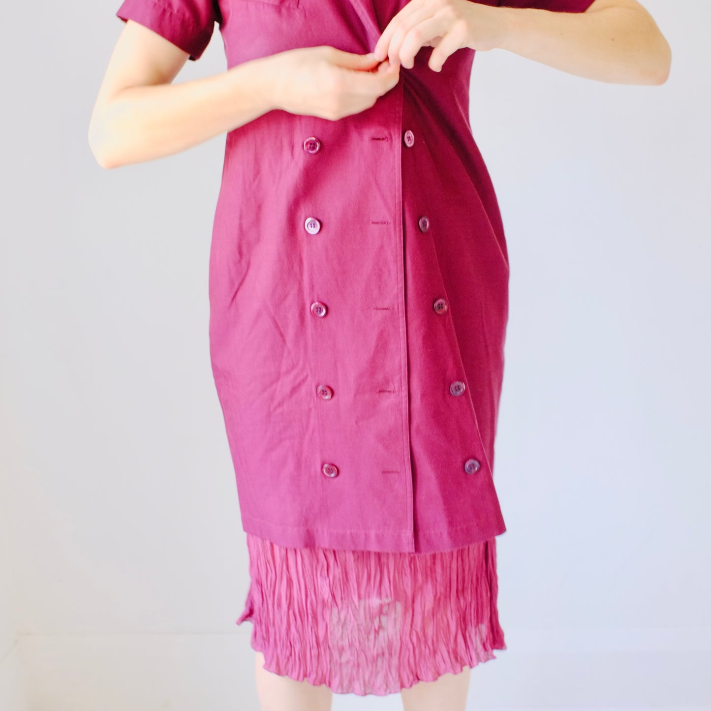Mulberry Crinkle Dress