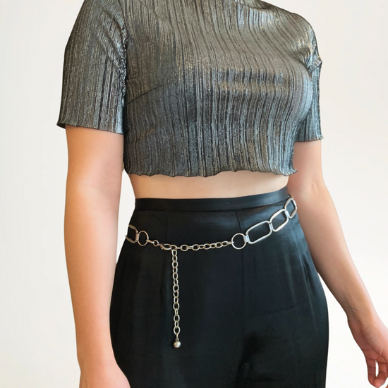 Silver Chain Belt