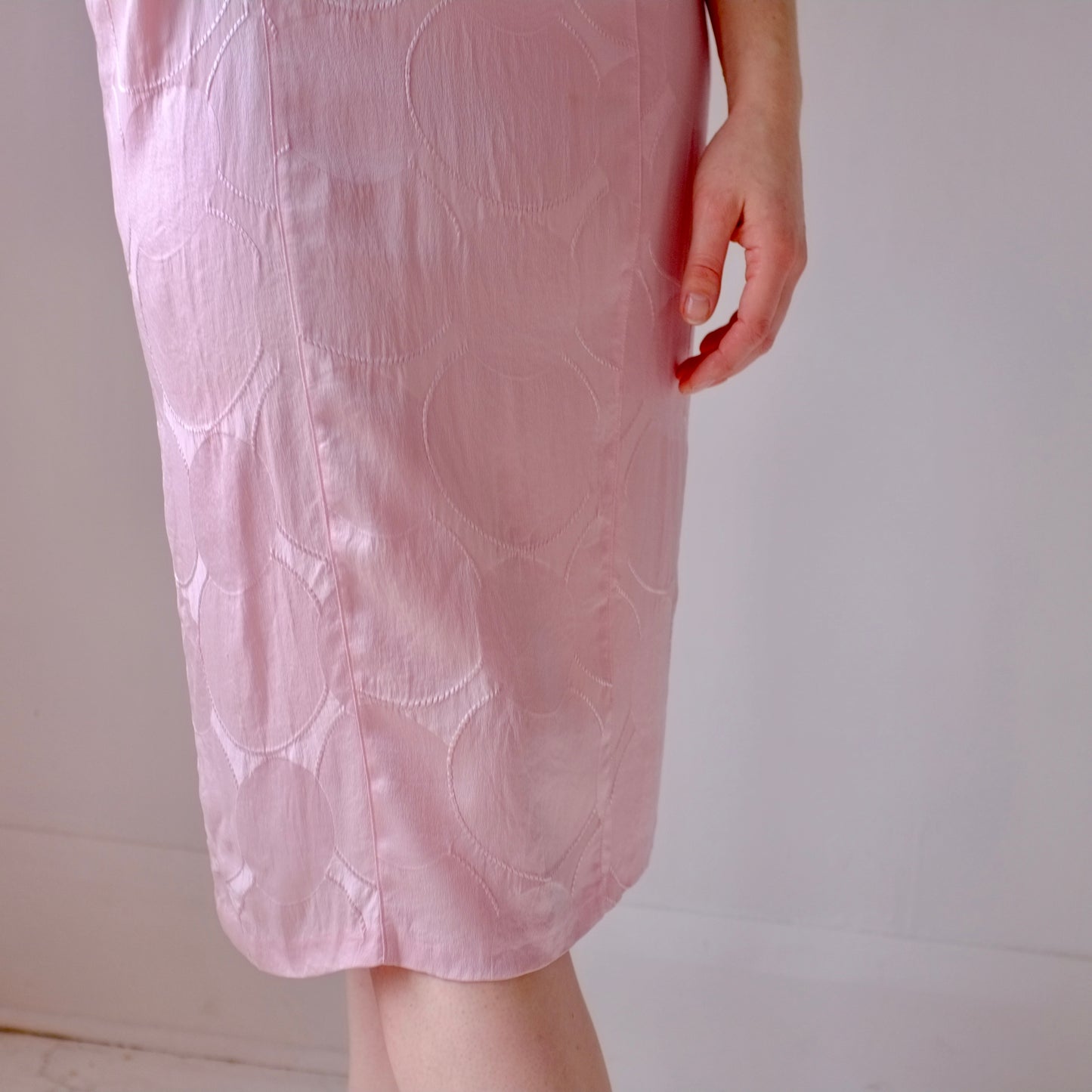 Silk Pink Petal Dress