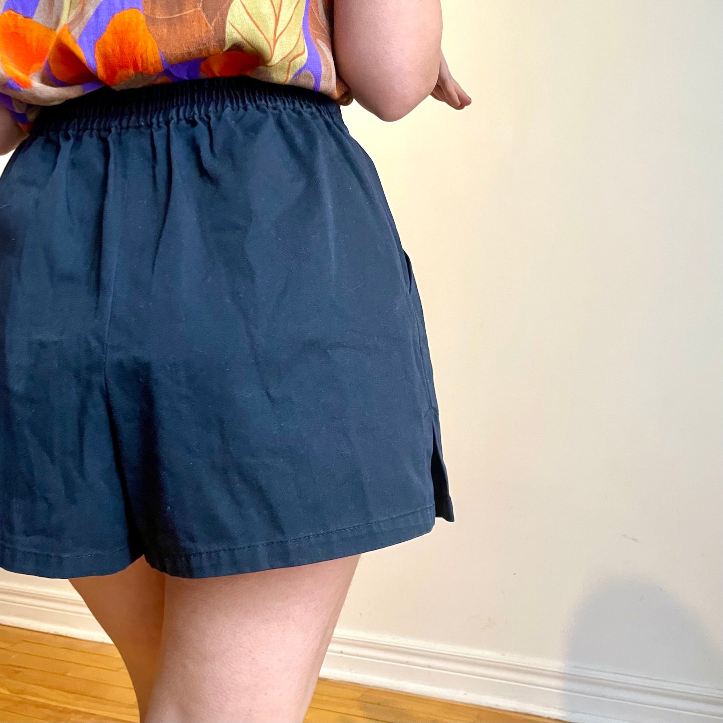 Flared Pleat Shorts