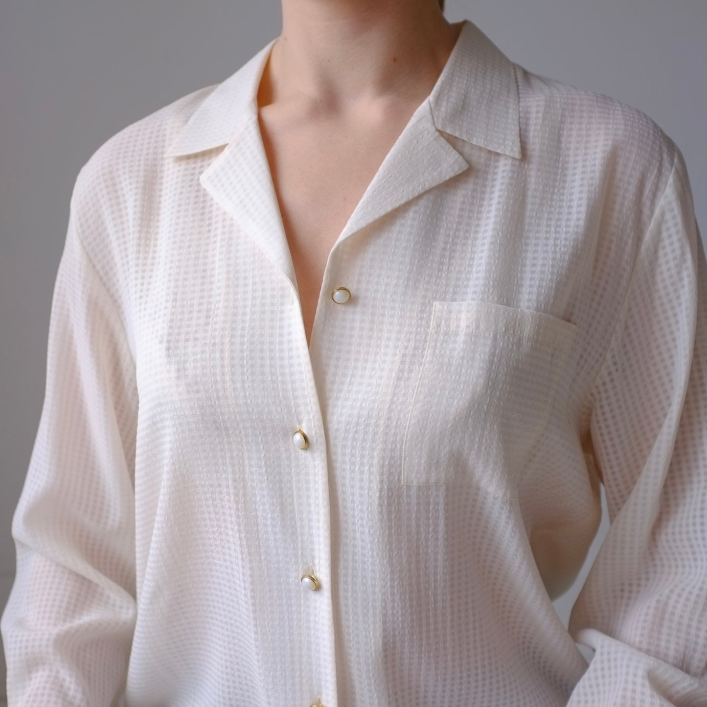 Ivory blouse