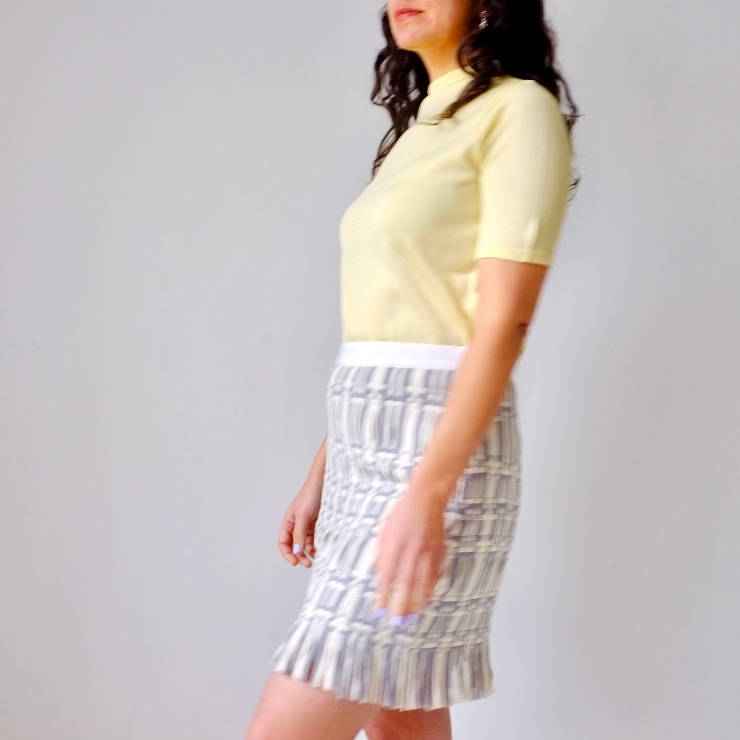 Woven Fringe Skirt
