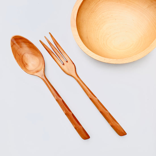 Teak Salad Set