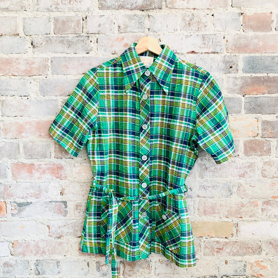 Plaid Button-up