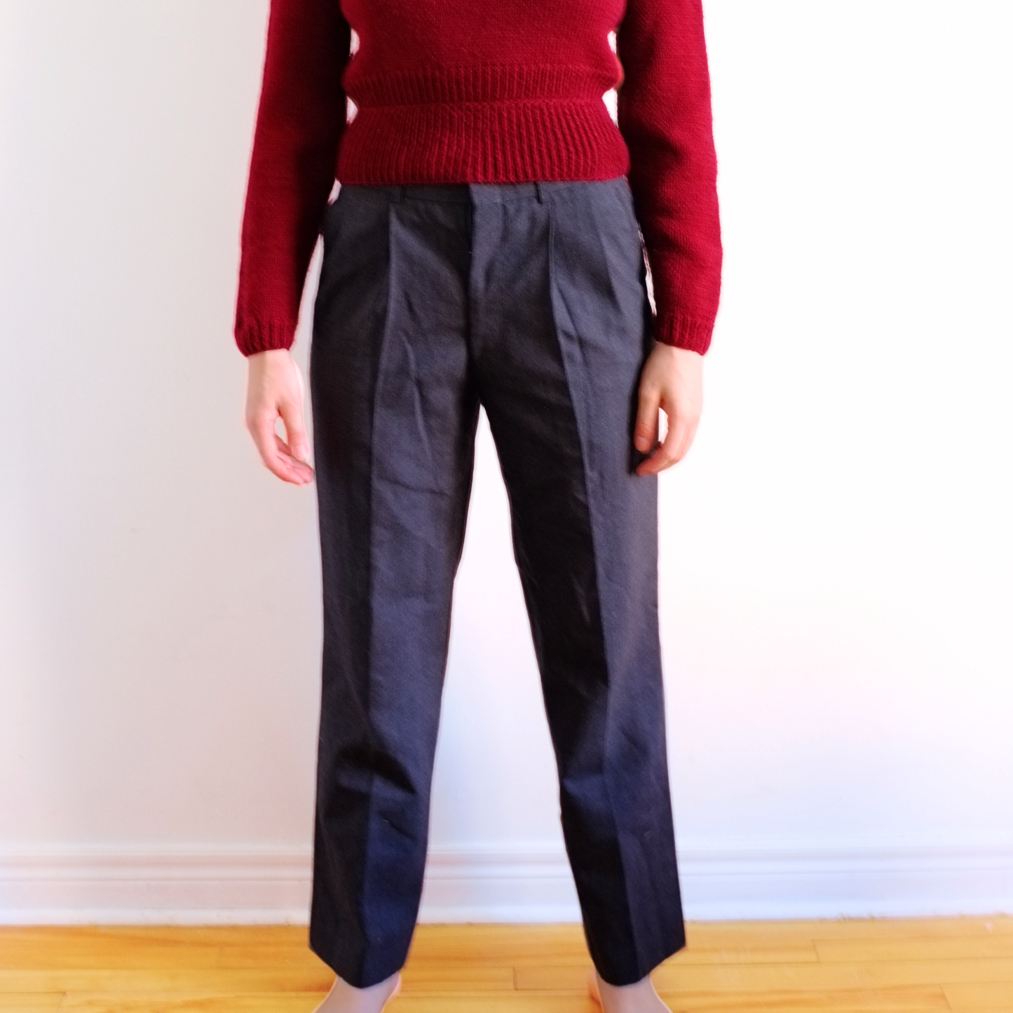 Slate Wool Trouser