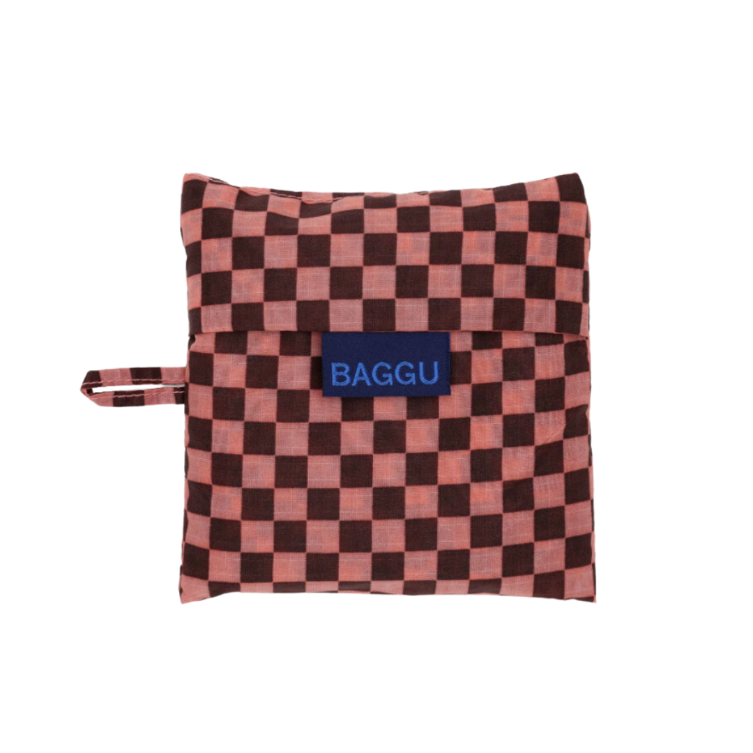 Standard BAGGU - Pink Brown Check