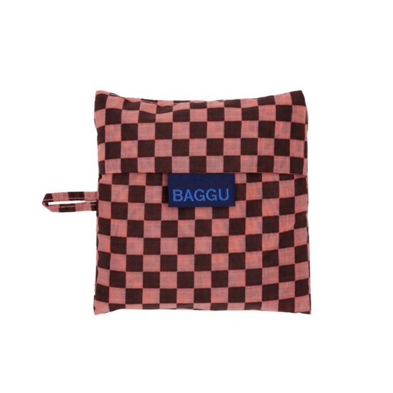 Standard BAGGU - Pink Brown Check