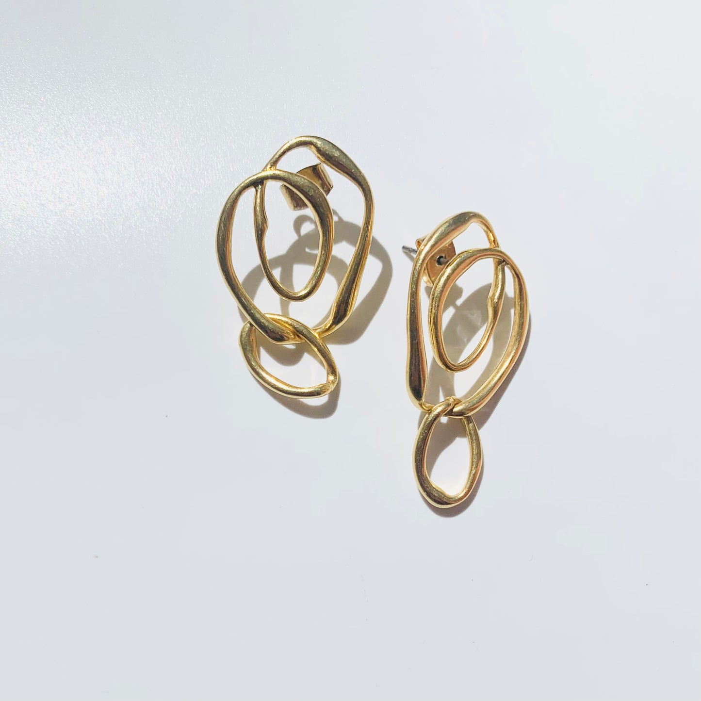 Abstract Heart Earring