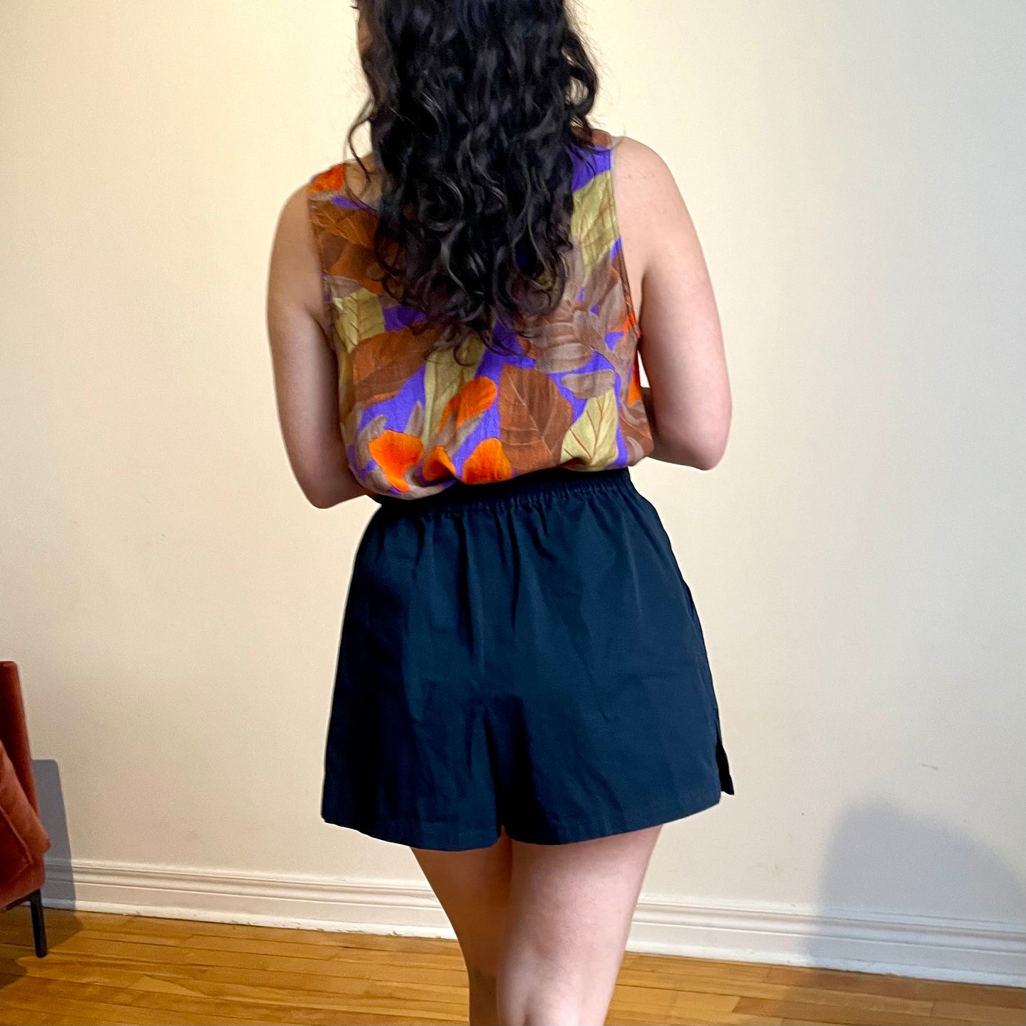 Flared Pleat Shorts