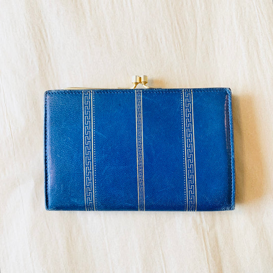 Cobalt Blue Leather Wallet