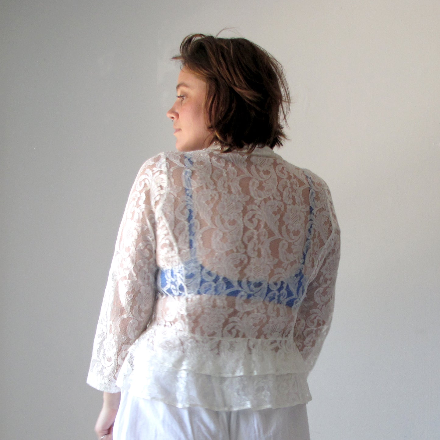 Damask Lace Top
