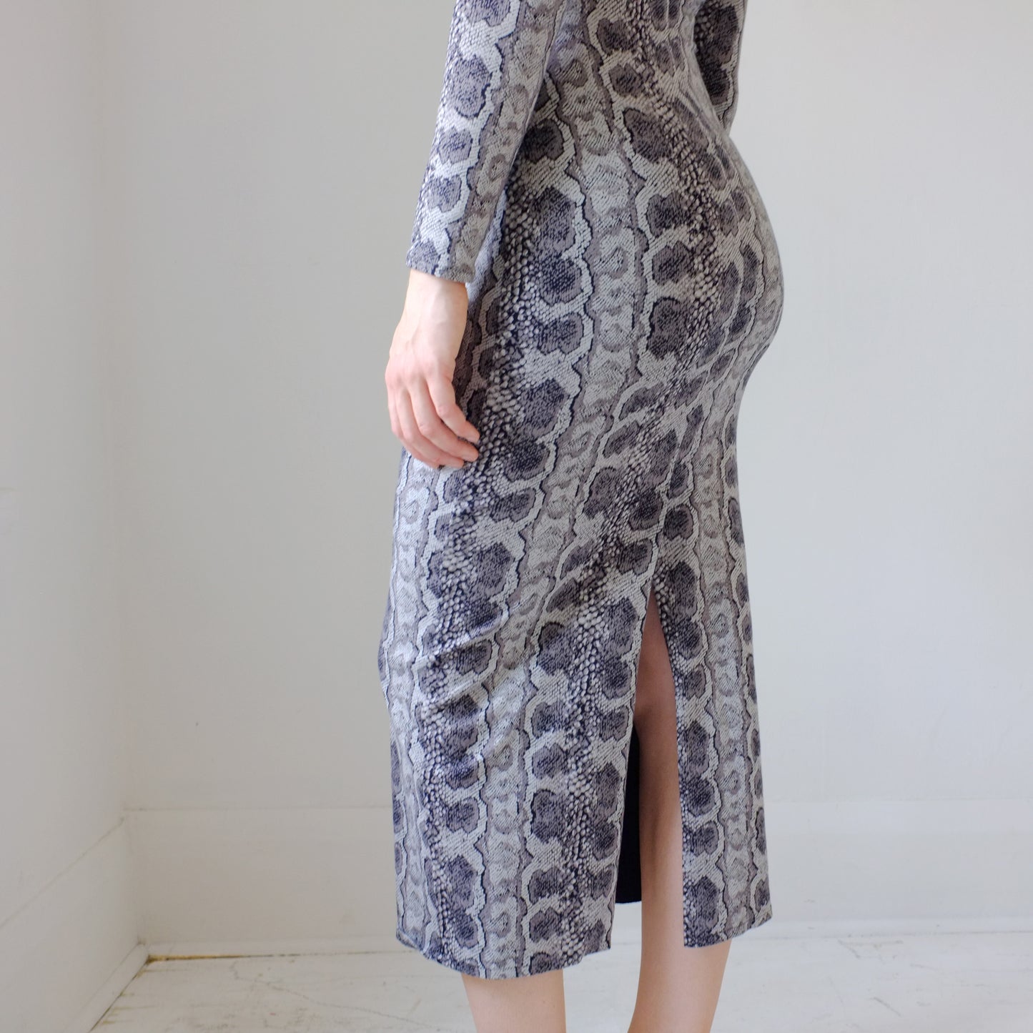 Olga Saras Snakeprint Dress