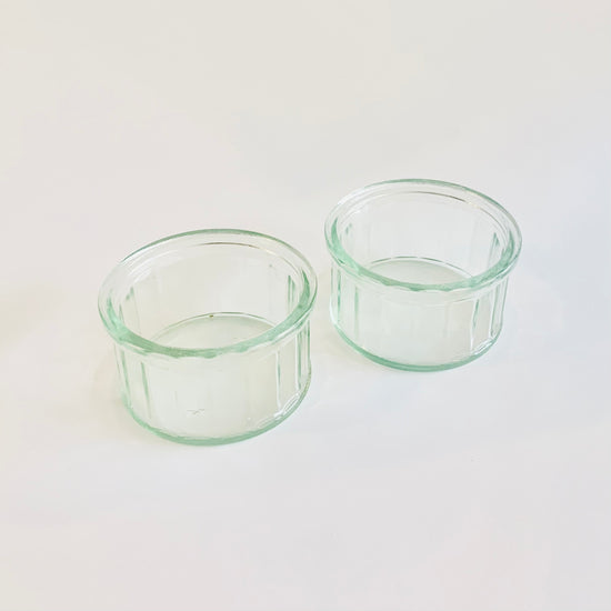 Jade Fasceted Glass Ramekin