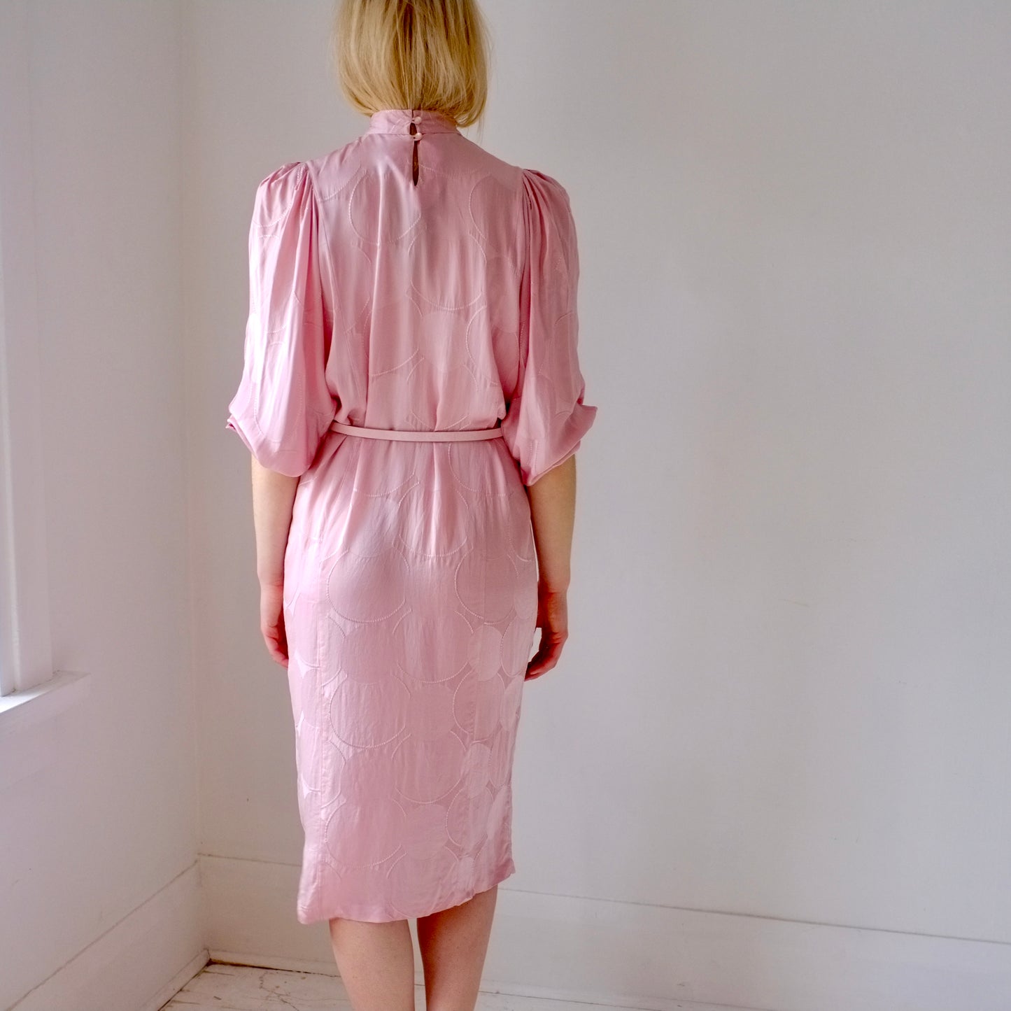Silk Pink Petal Dress