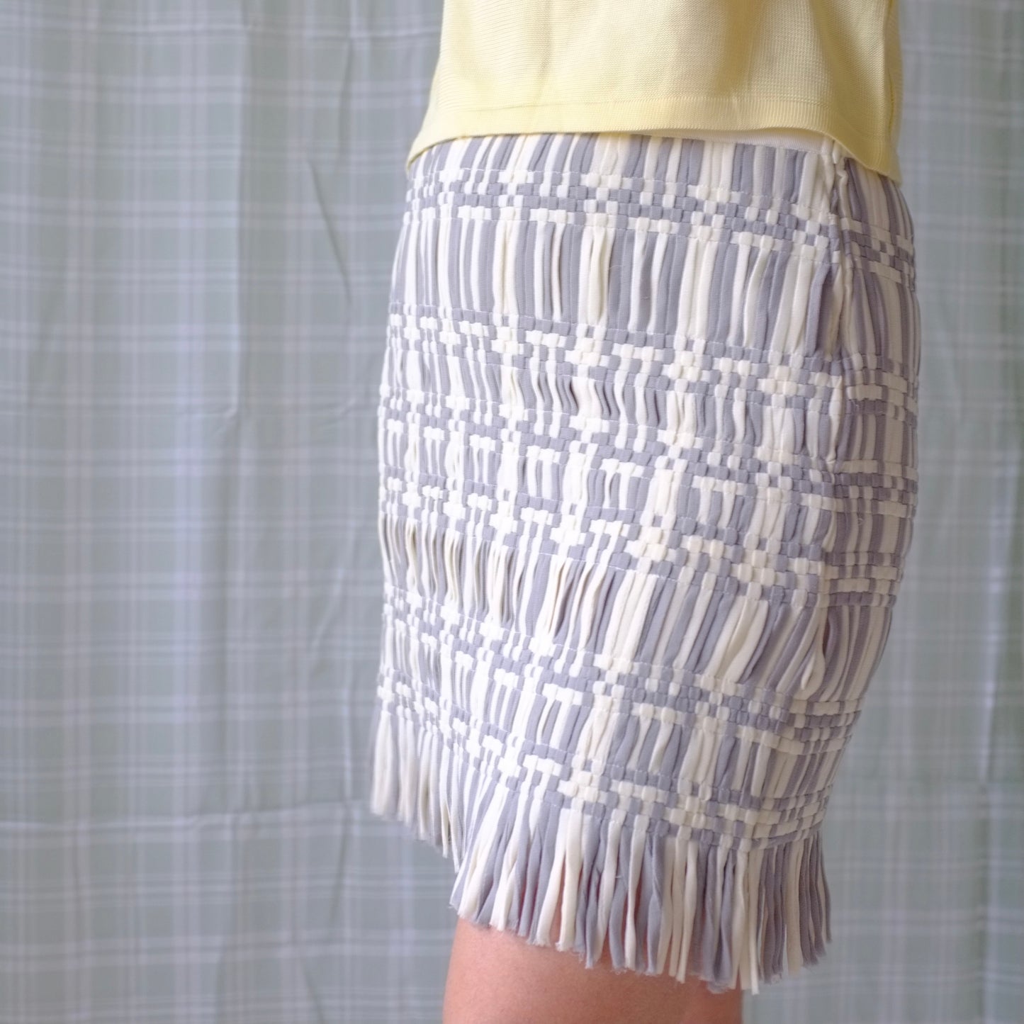 Woven Fringe Skirt