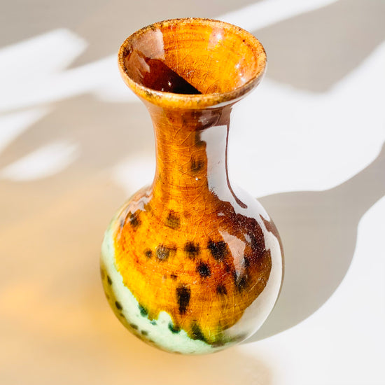 Sage & Amber Bud Vase