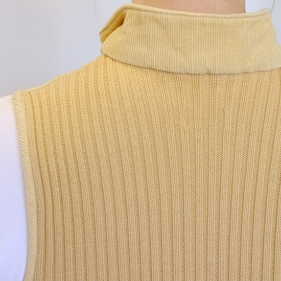 Corduroy Camel Vest
