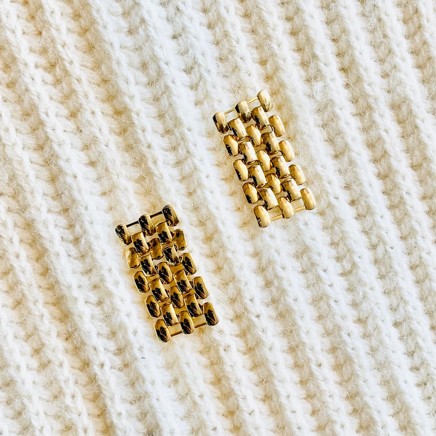 Gold Waterfall Earring