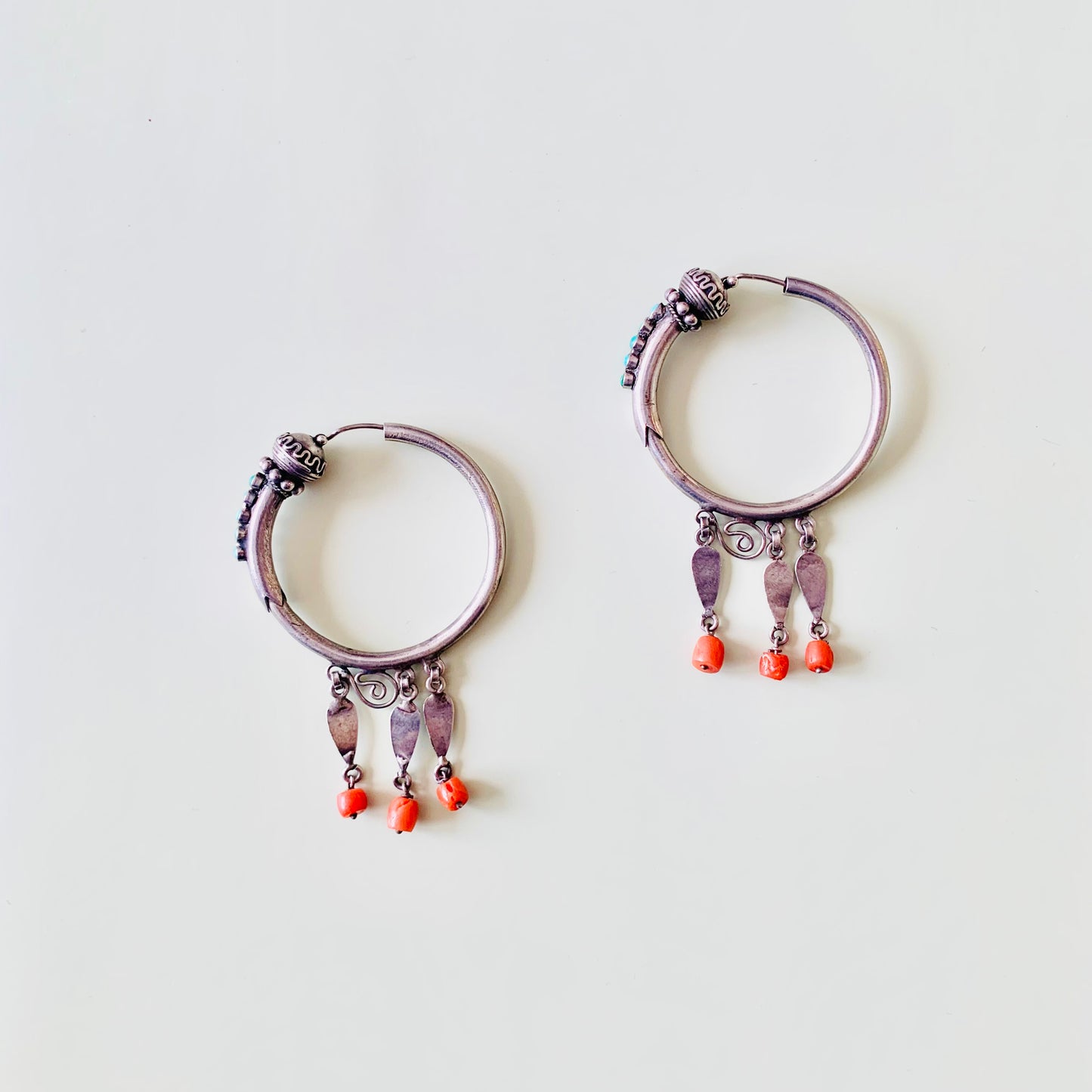 Lydia Silver Hoop Earring