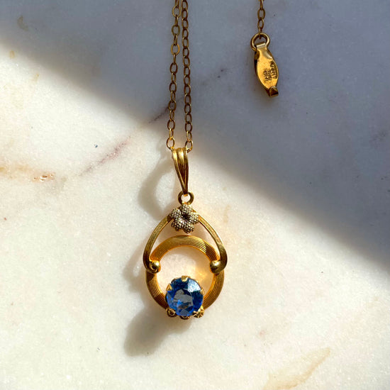 Flower Moon Gold Necklace