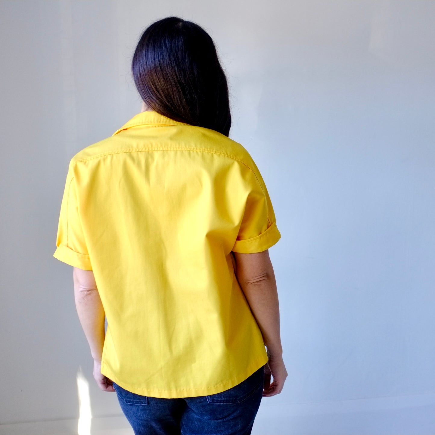 Sunshine Yellow Short Sleeve Blazer