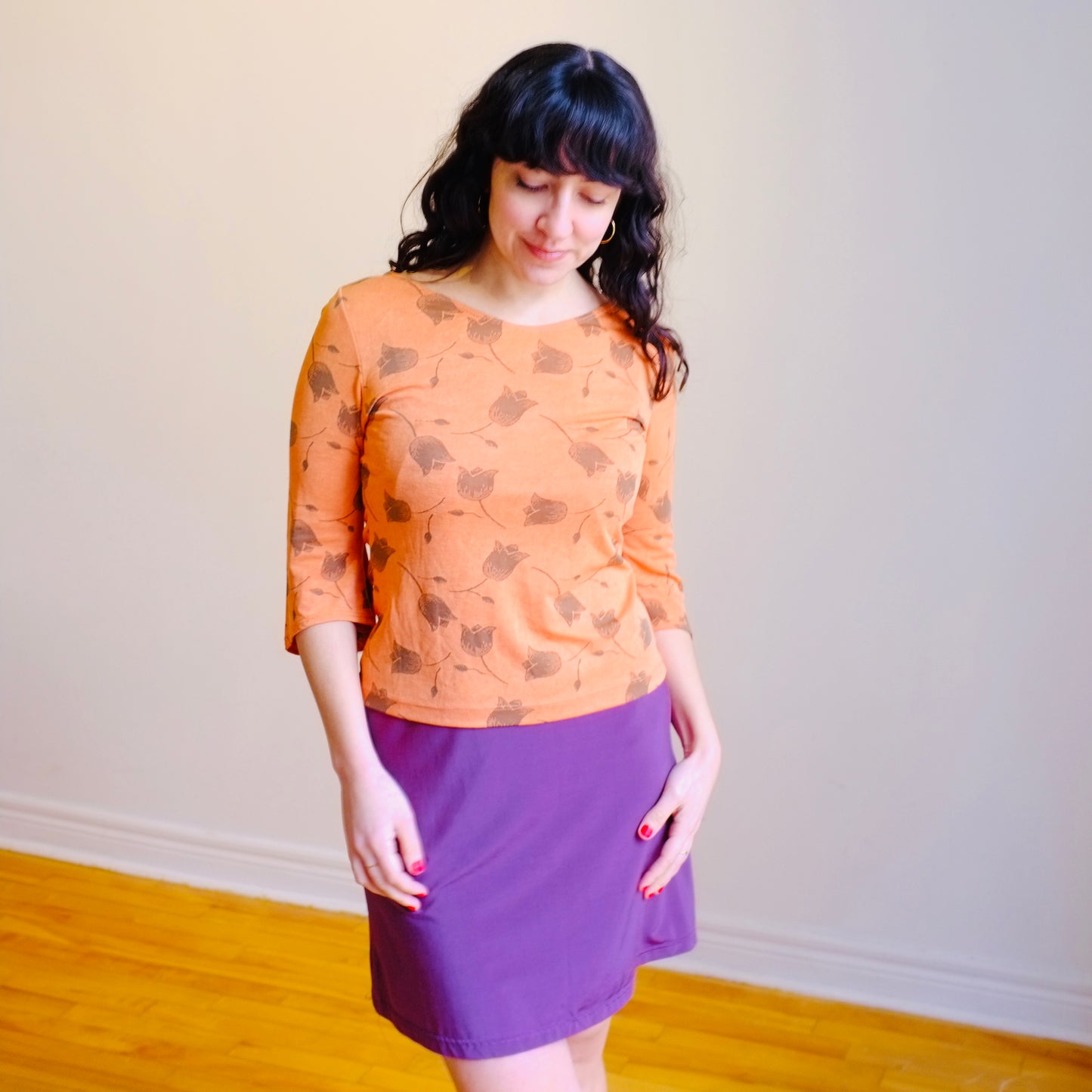 Deep Lilac Skirt