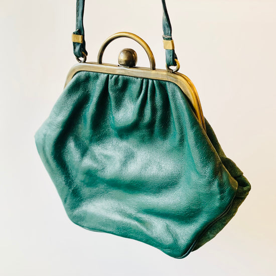 Green Suede Bag